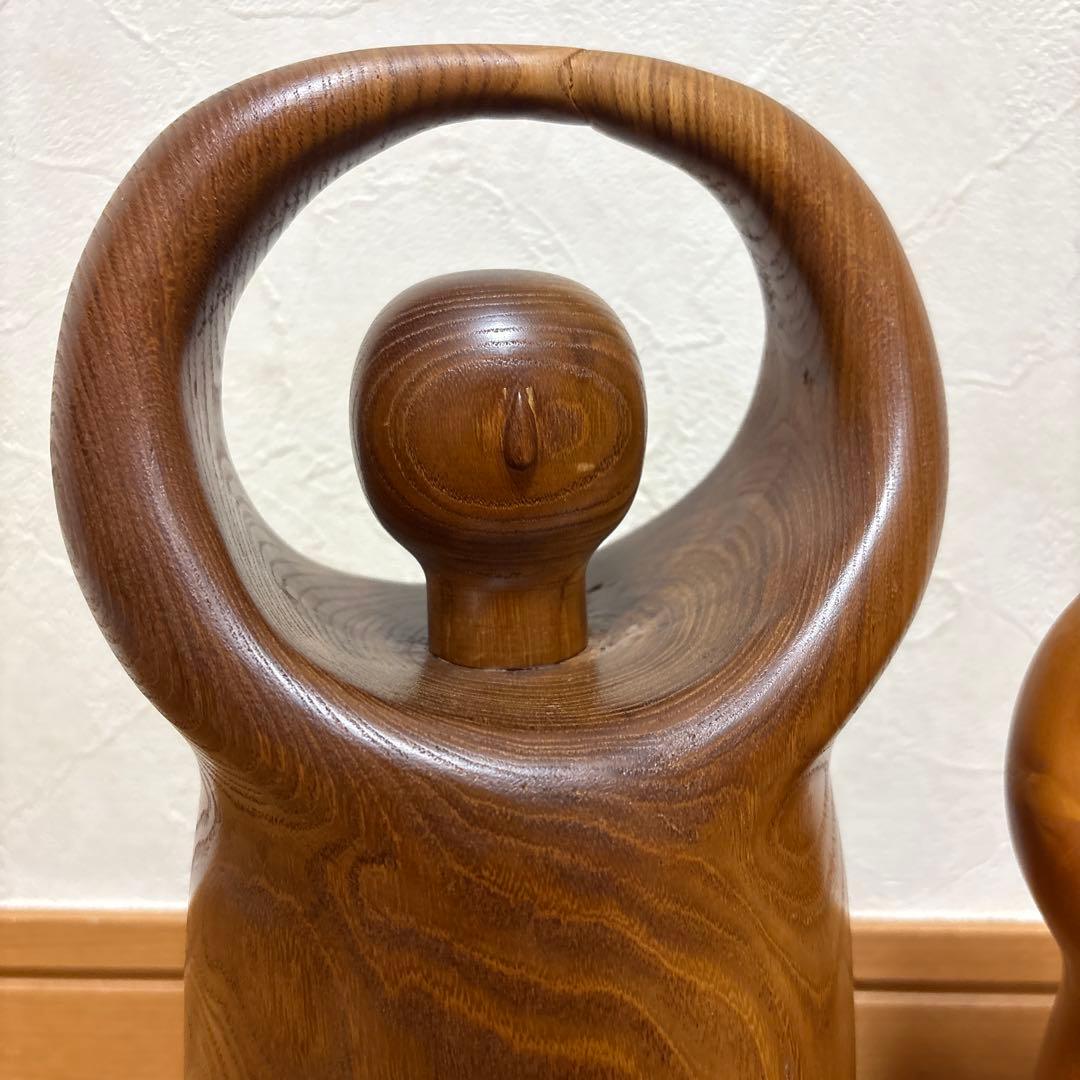 創作こけし　片瀬快平作品　ペア　KokeshiDoll