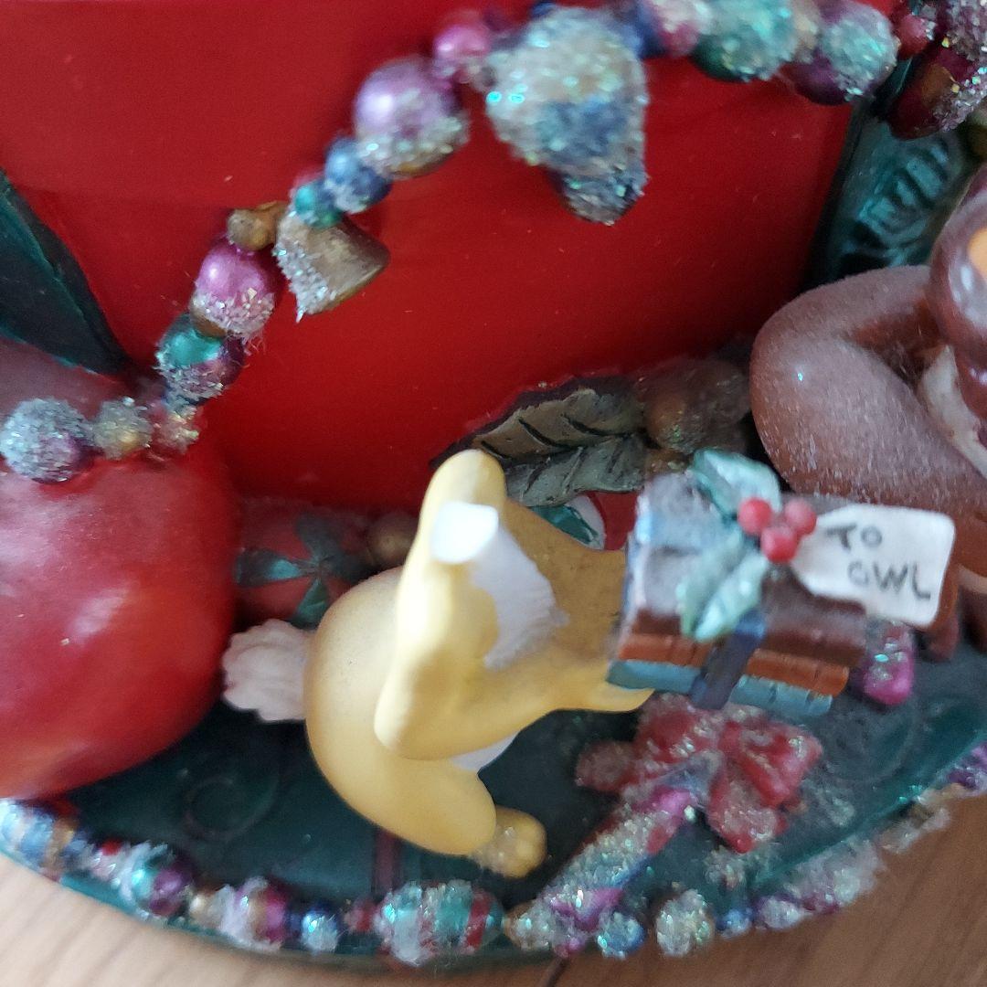 くまのプーさん☆クリスマス・スノーグローブ・スノードーム