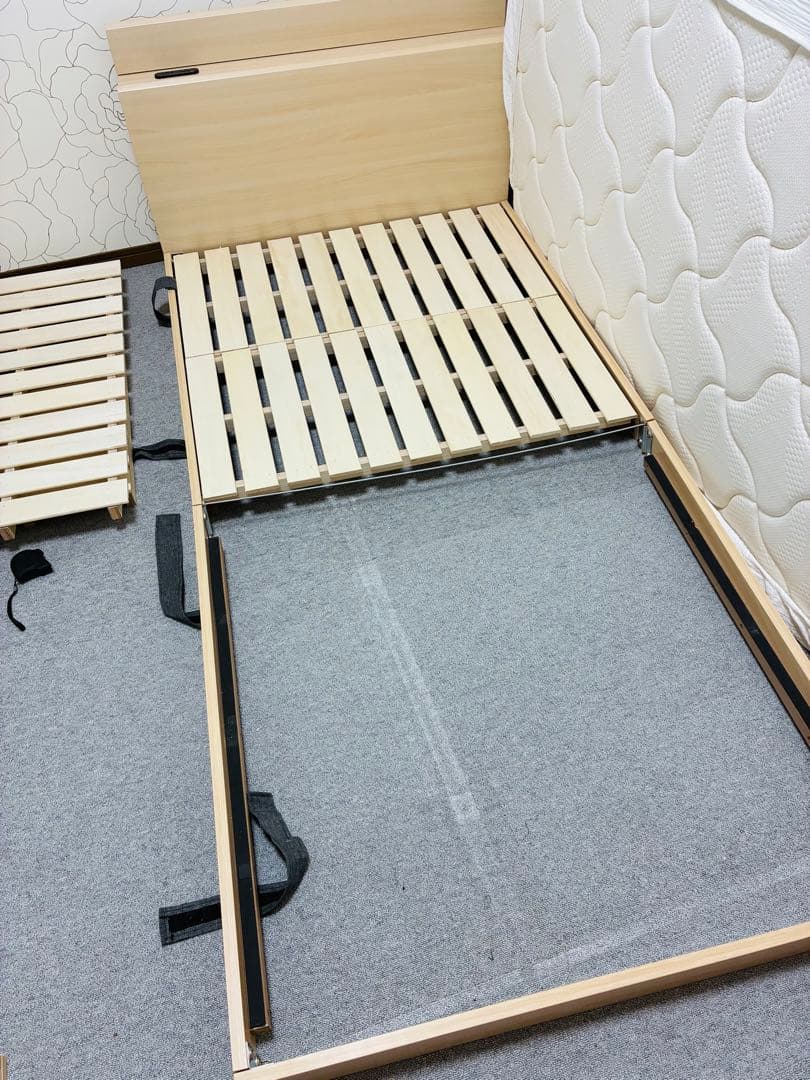 木製シングルベッド　フレーム　ラシク