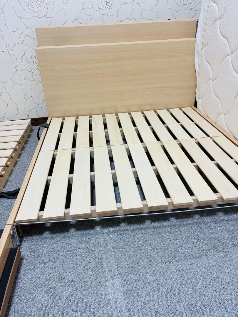 木製シングルベッド　フレーム　ラシク