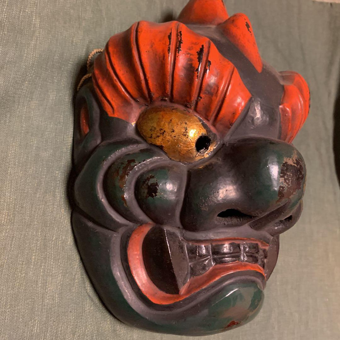 鬼　面　年代物