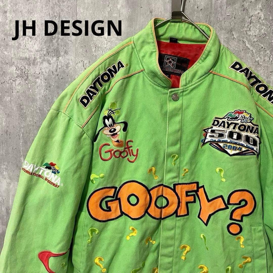 希少！！ディズニー× JH DESIGNジェフハミルトン レーシン グジャケット