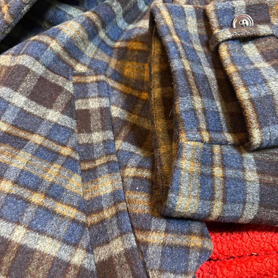 ナップタイム　naptime. Nissy 西島隆弘　コート　チェック　ブルー