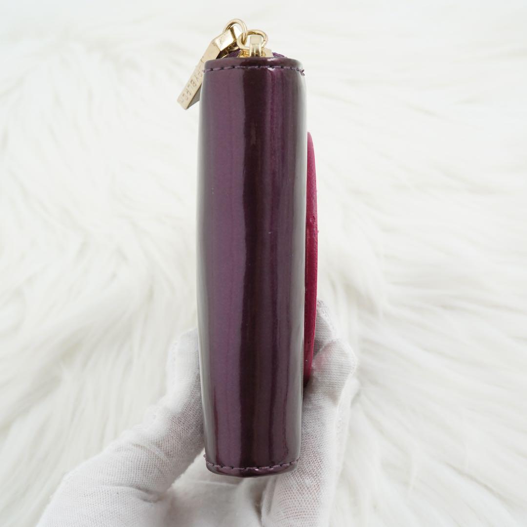 新品未使用品　箱付き　TORY BURCH トリーバーチ　折り財布　パープル