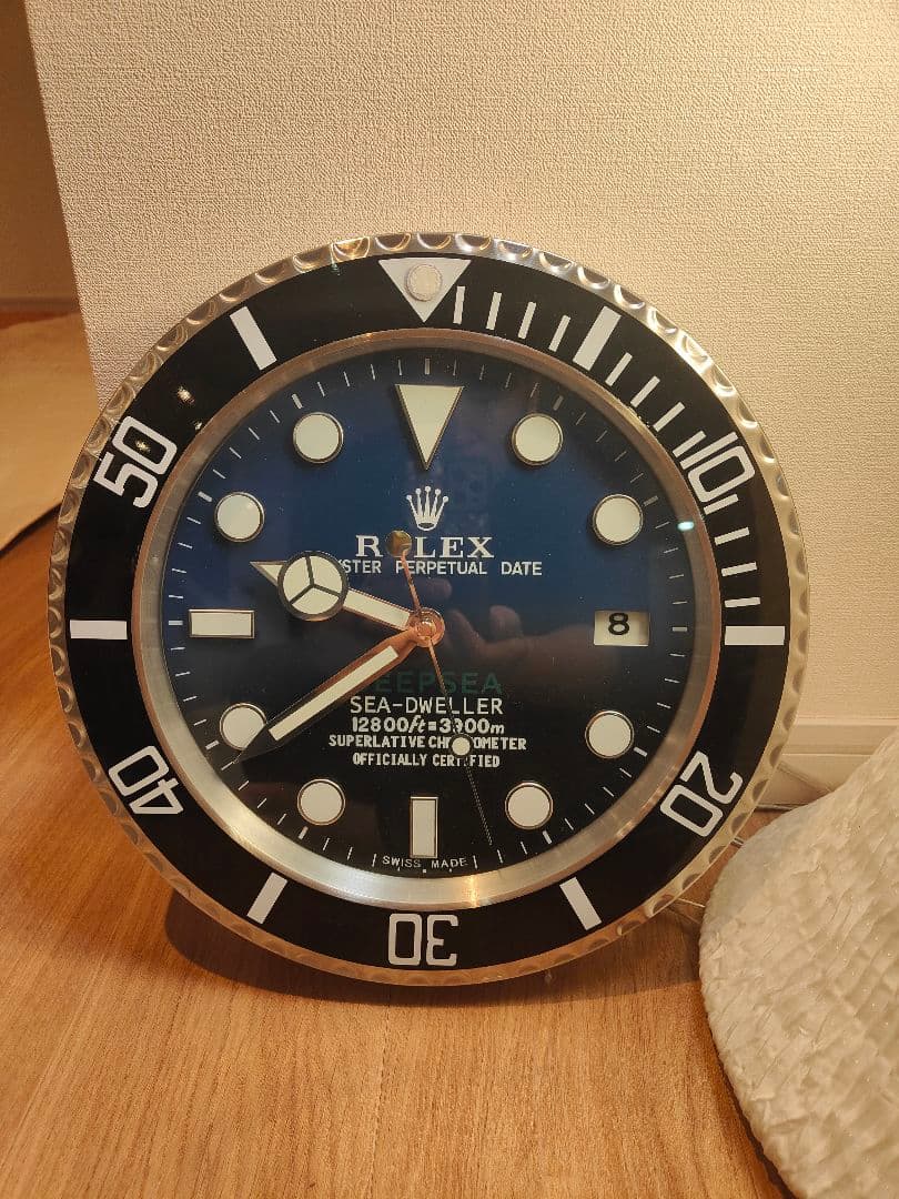 貴重 レア 美品　サブマリーナ　シードゥエラー　拡大鏡　掛け時計　非売品