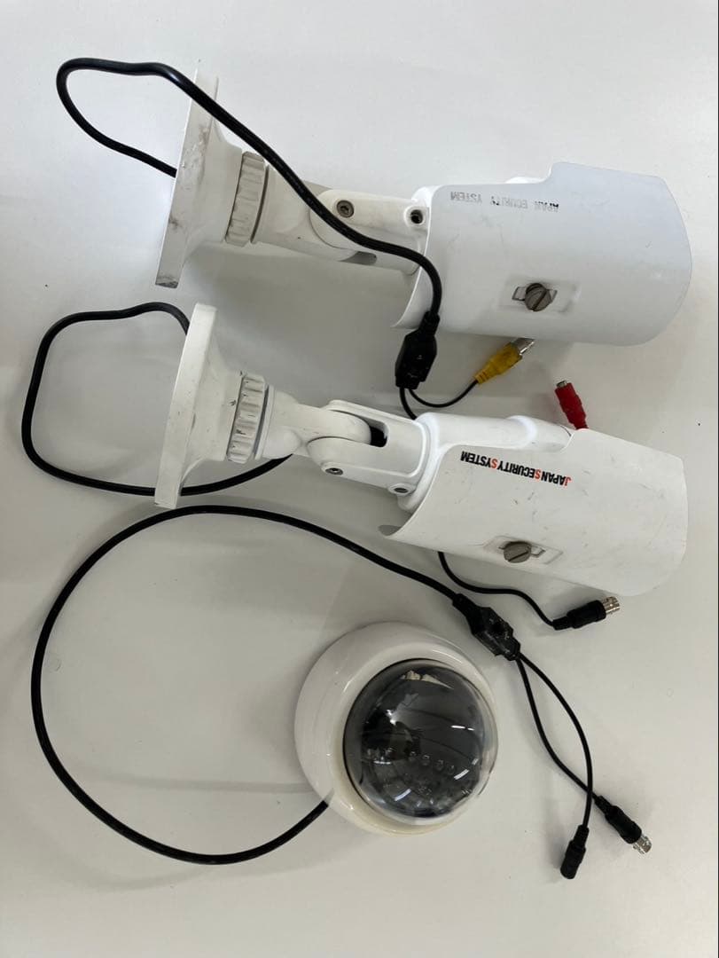 中古 200万画素 防犯カメラ3台セット