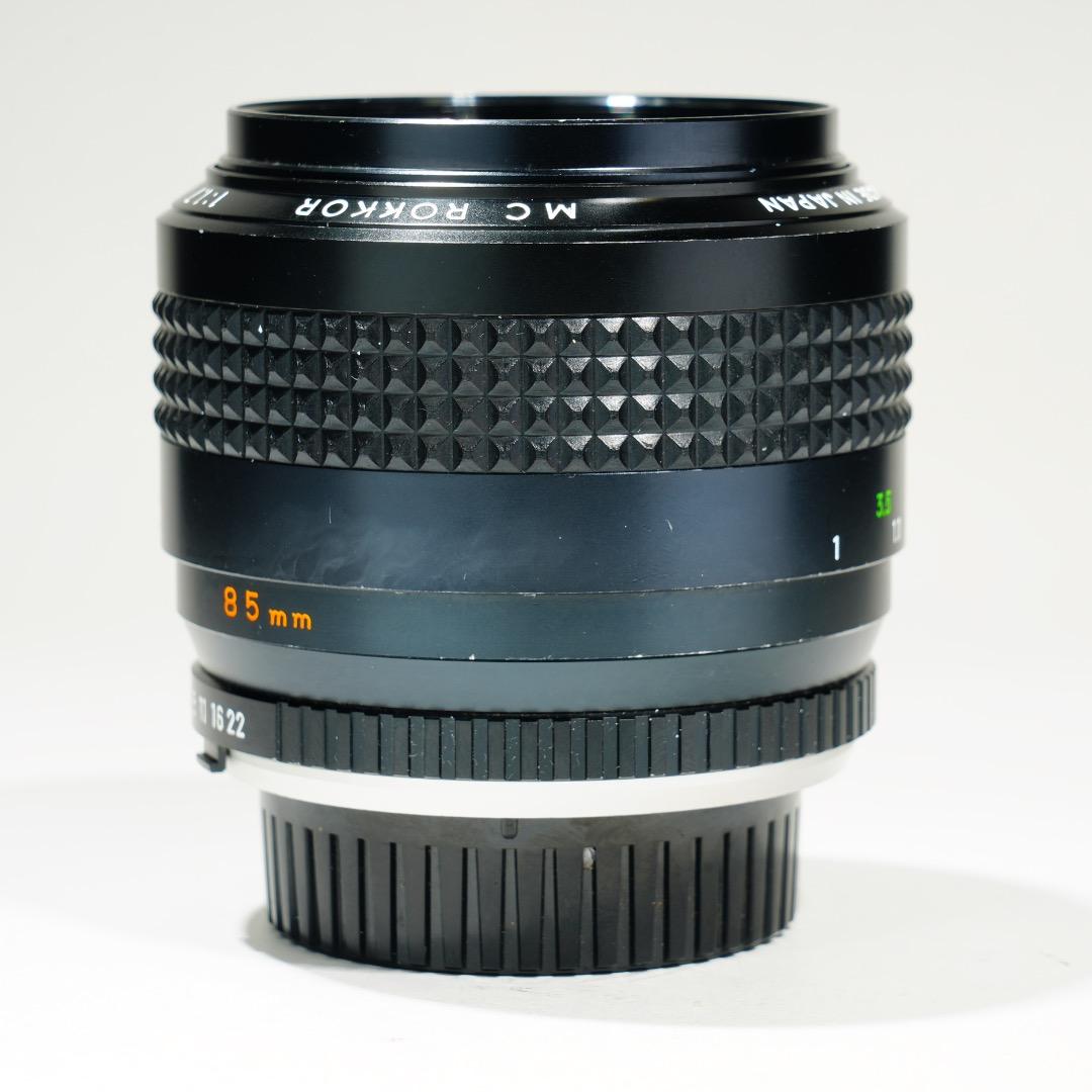 【極美品】ミノルタ MC-ROKKOR PF 85mm F1.7 後 663