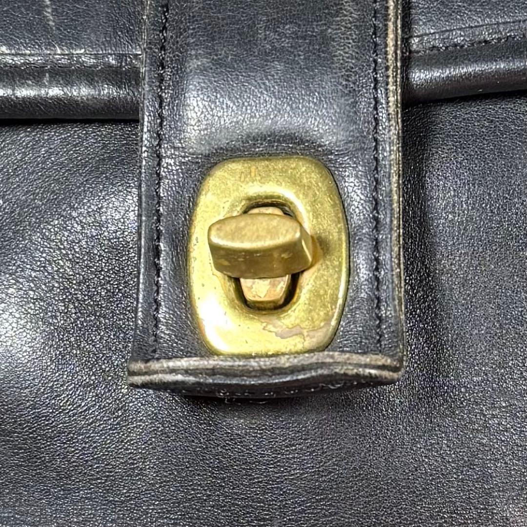 オールドコーチ 2way ビジネスバッグ USAターンロック レザー ビンテージ