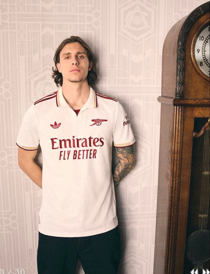 25-26 アーセナル　アディダス　半袖3rdユニフォーム　正規品　新品　M