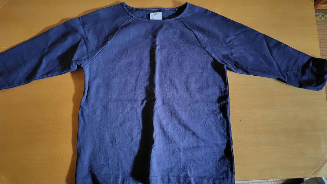 わざわざ パン屋のTシャツ yohaku ネイビー サイズ4