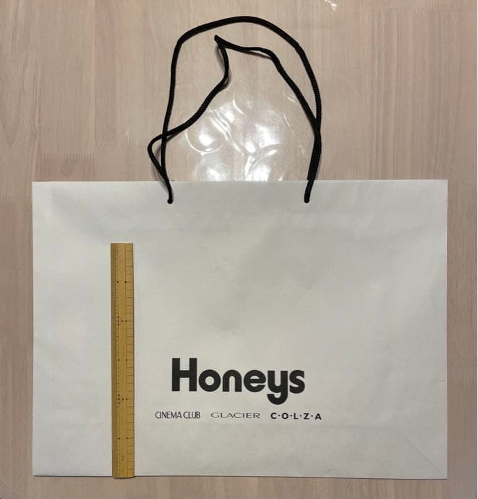 Honeys ハニーズ ショップ袋 ショッパー 紙袋 手提げ 特大サイズ