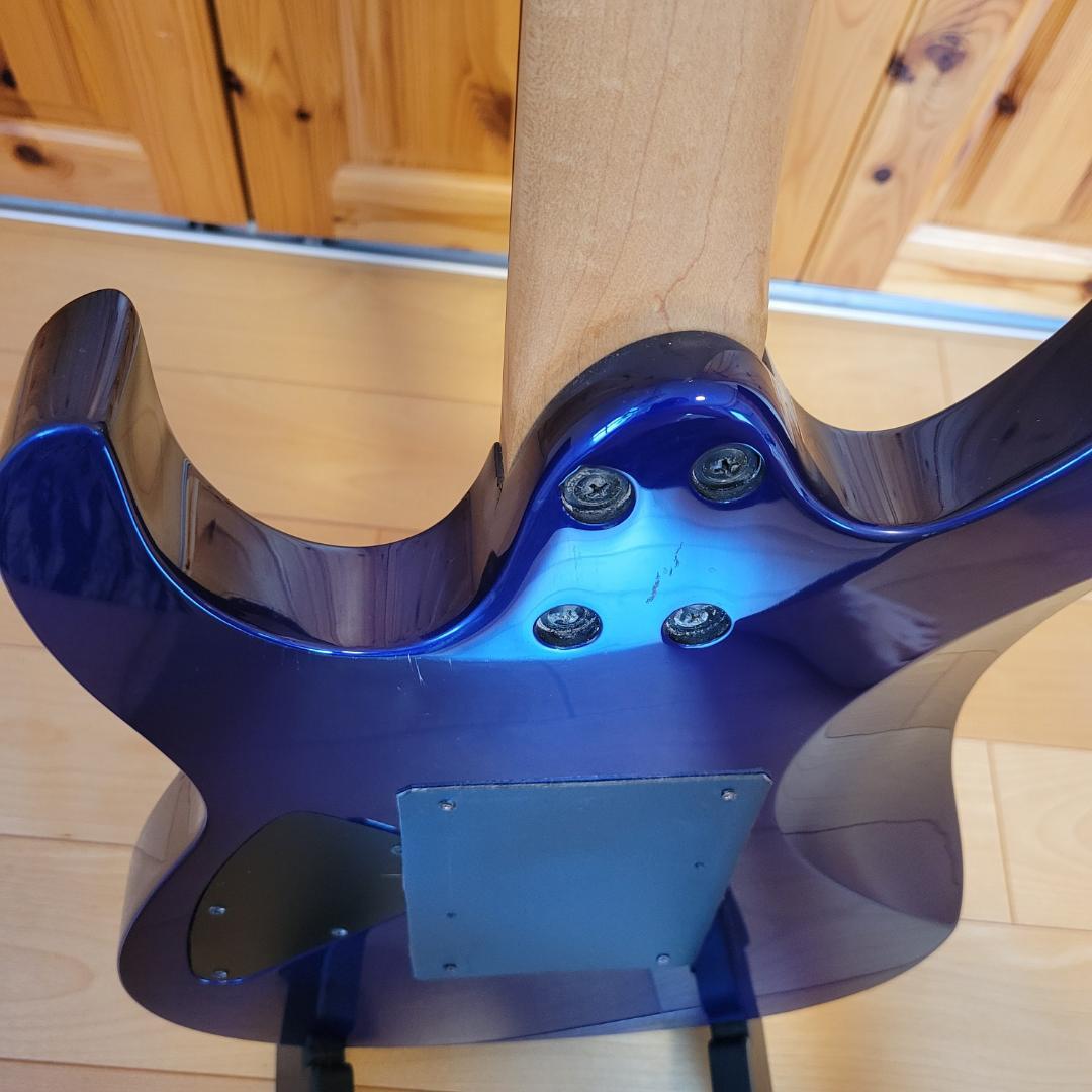 【調整済】Cort コルト X-2 メタル向エレキギター 青 米国製弦 ケース付