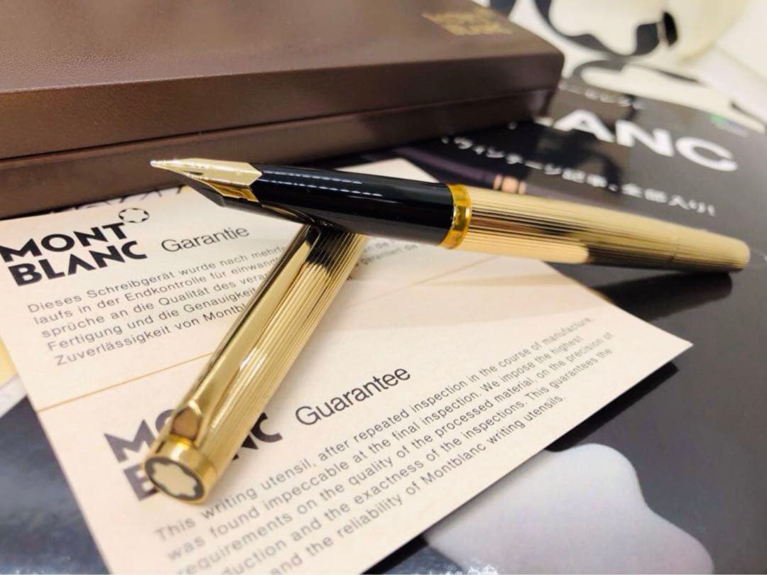 ⭐️金運を呼ぶ！⭐️総金張りマイスターシュテユックの名品！No1246⭐️モンブラン⭐️