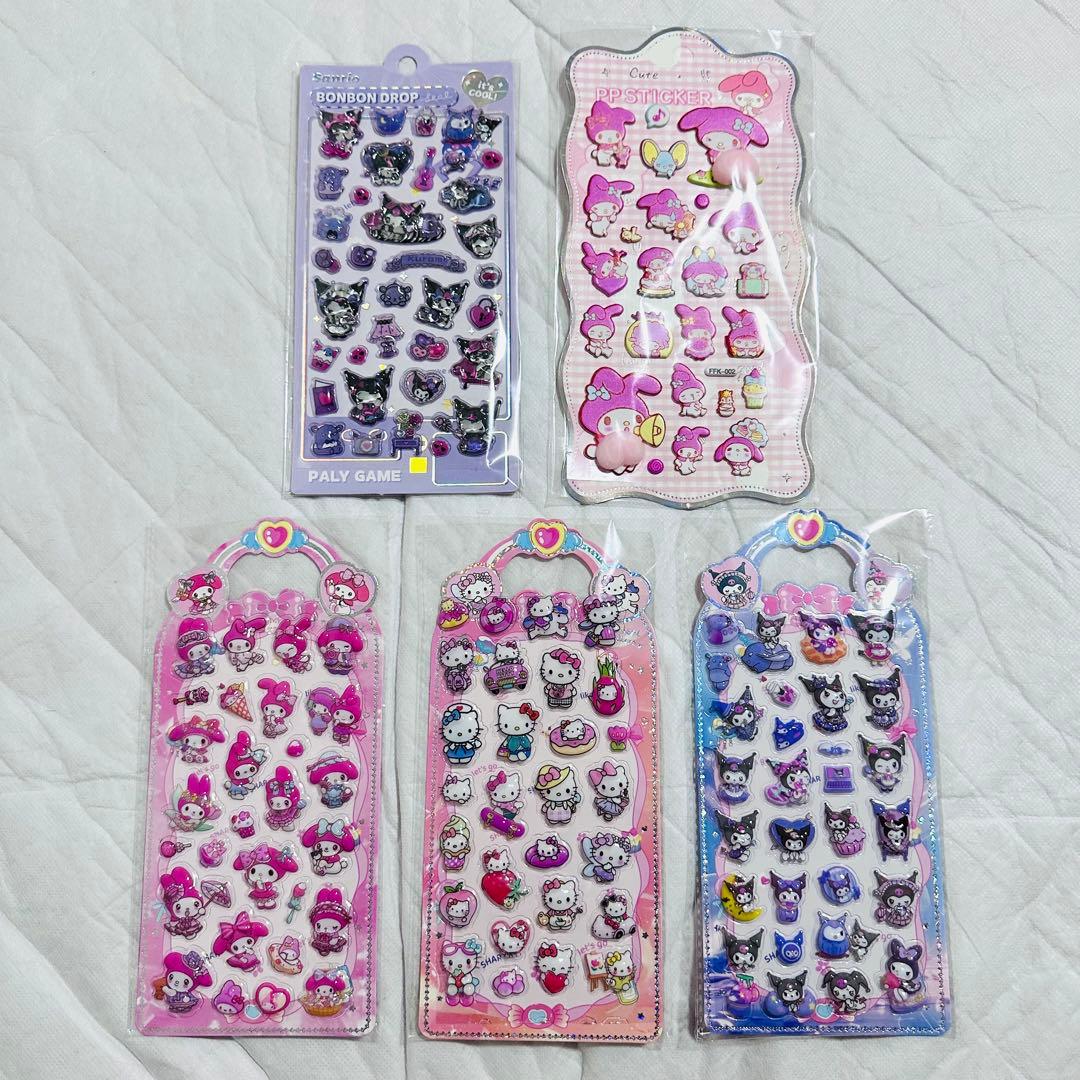 新品‼️大量‼️サンリオ❤️ラブブ❤️キャラ❤️１１シート❤️シールセット❤️まとめ売り❤️Ａ