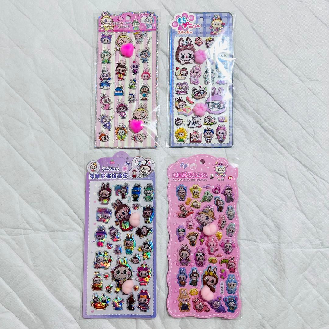 新品‼️大量‼️サンリオ❤️ラブブ❤️キャラ❤️１１シート❤️シールセット❤️まとめ売り❤️Ａ