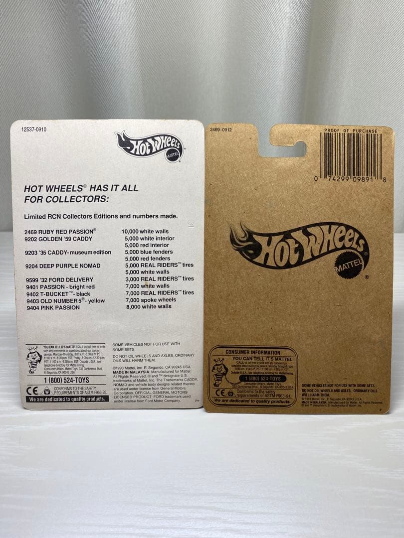 ホットウィール RUBY RED PASSION PINK PASSION