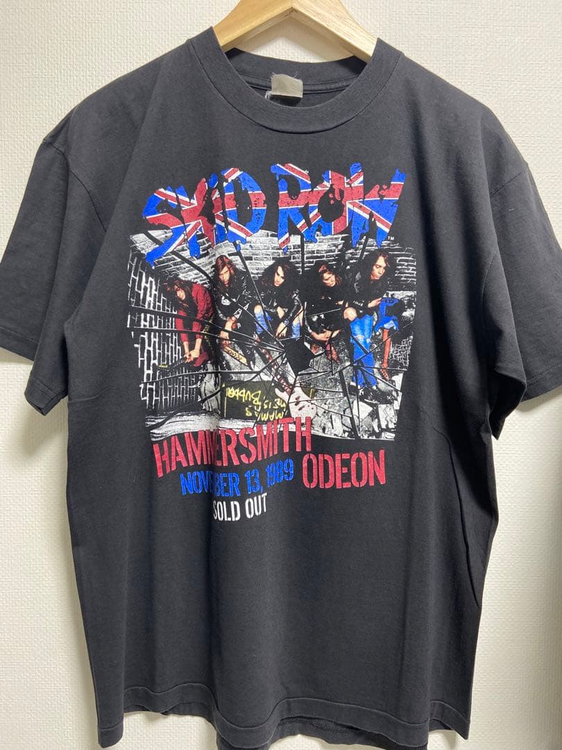 ビンテージ　スキッドロウSKID ROW Tシャツ ハマースミスオデオン 89