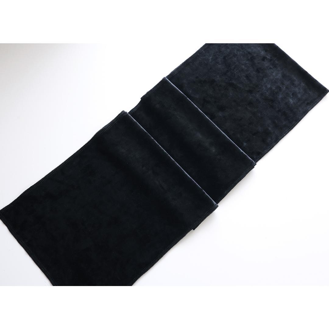 【極美品！】新古品◆ 振袖6点セット ◆総絞り丈160cmフルセット黒44Sb