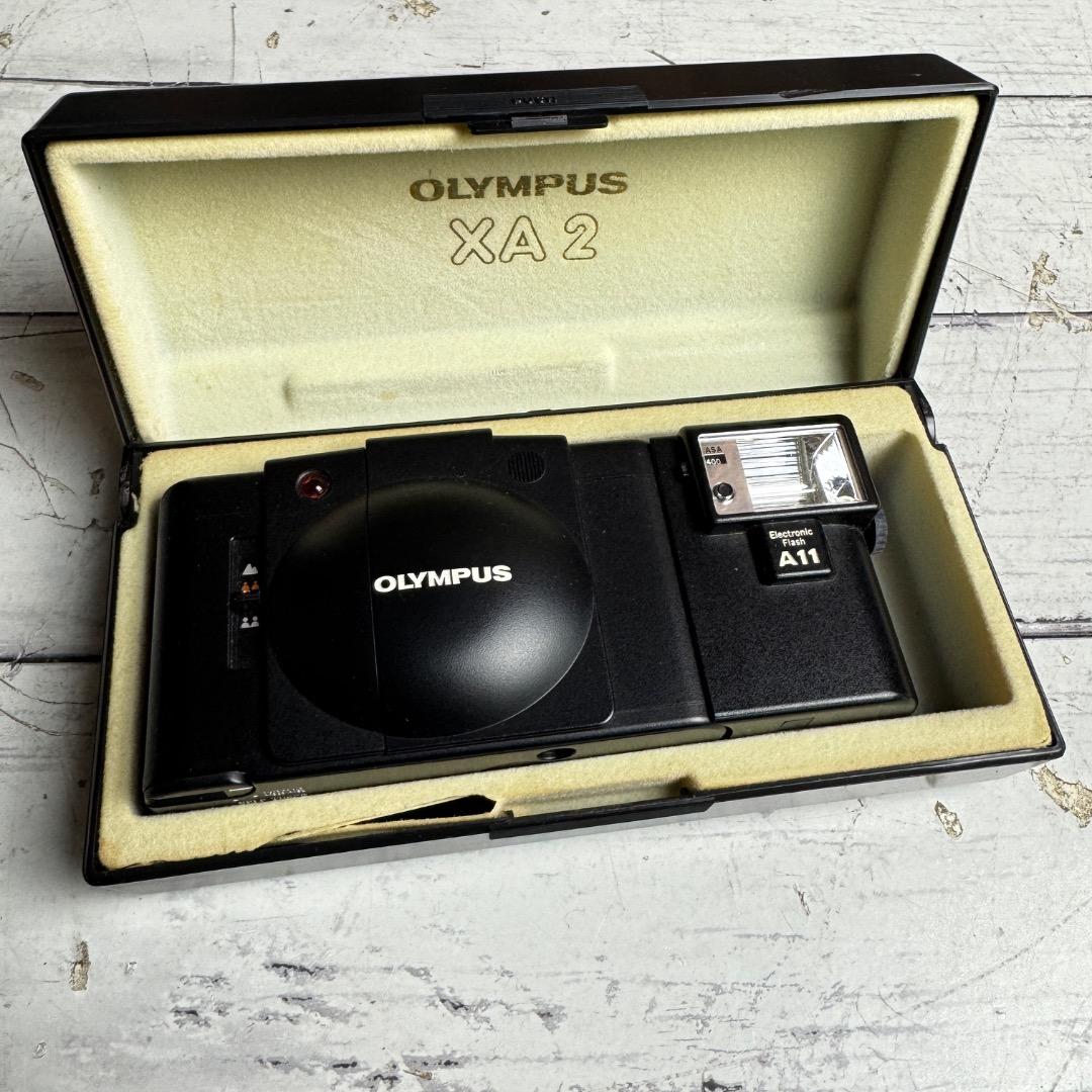 OLYMPUS XA2 A11 オリンパス フィルムカメラ ケース付き