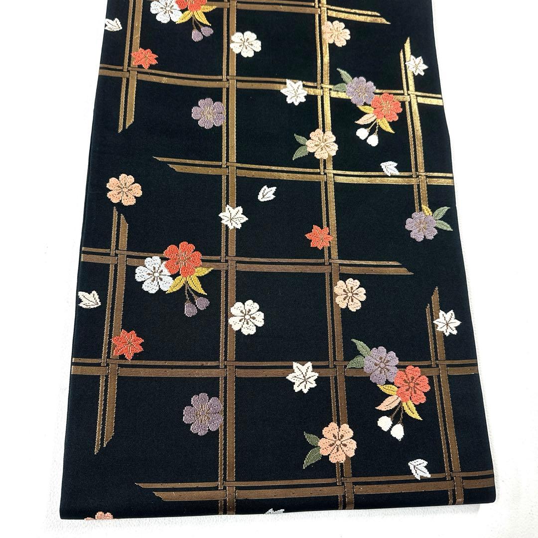 専用帯5744 ●高級 正絹 名古屋仕立て 名古屋帯