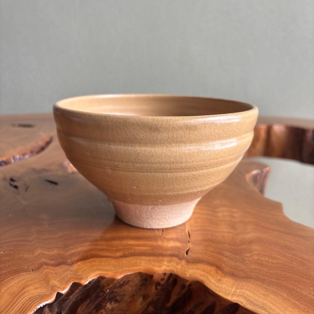 京焼 清和窯 原賢次(祥雲) 「八代将軍吉宗公 唐津桑原写」抹茶碗 茶道具 共箱