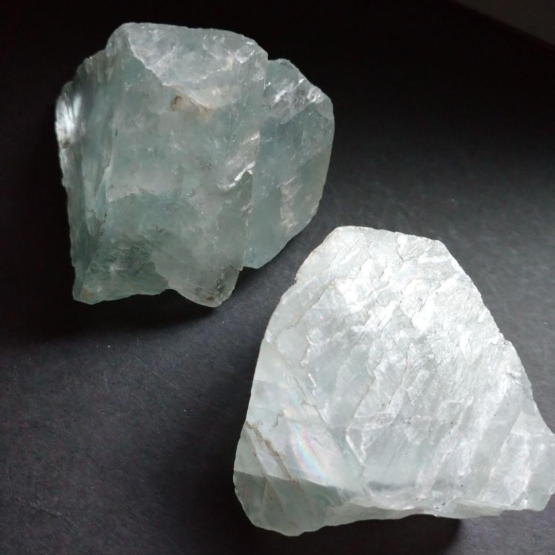 A 原石　鉱石　鉱物　パワーストーン　蛍石　フローライト　アクアマリン