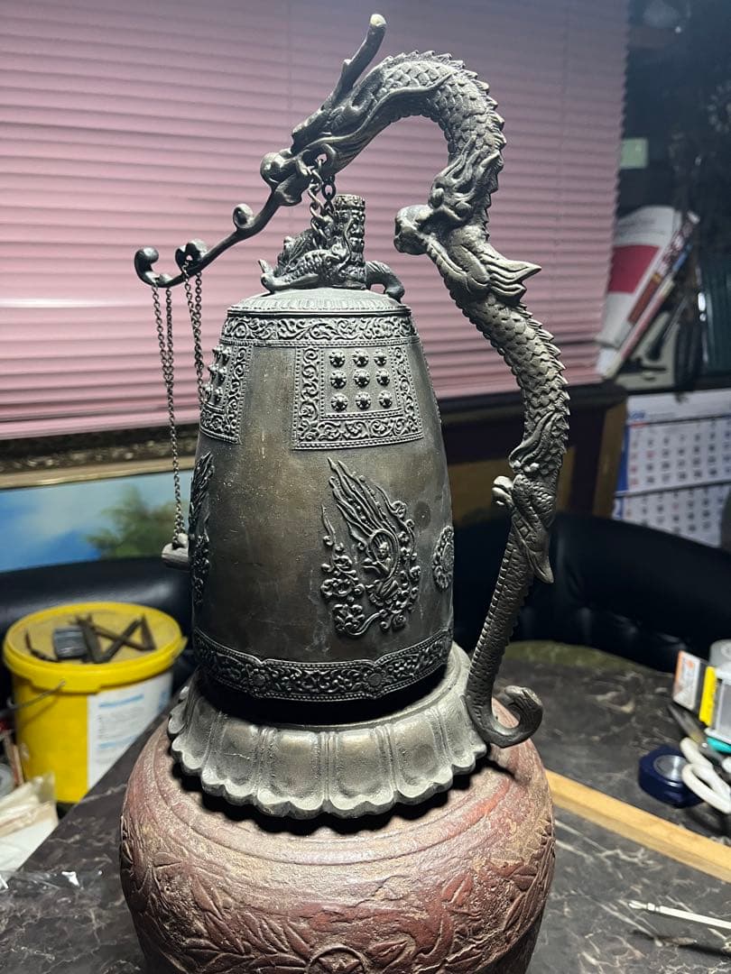 半鐘 、釣鐘梵鐘 中国骨董 半鐘釣鐘 梵鐘 中国美術