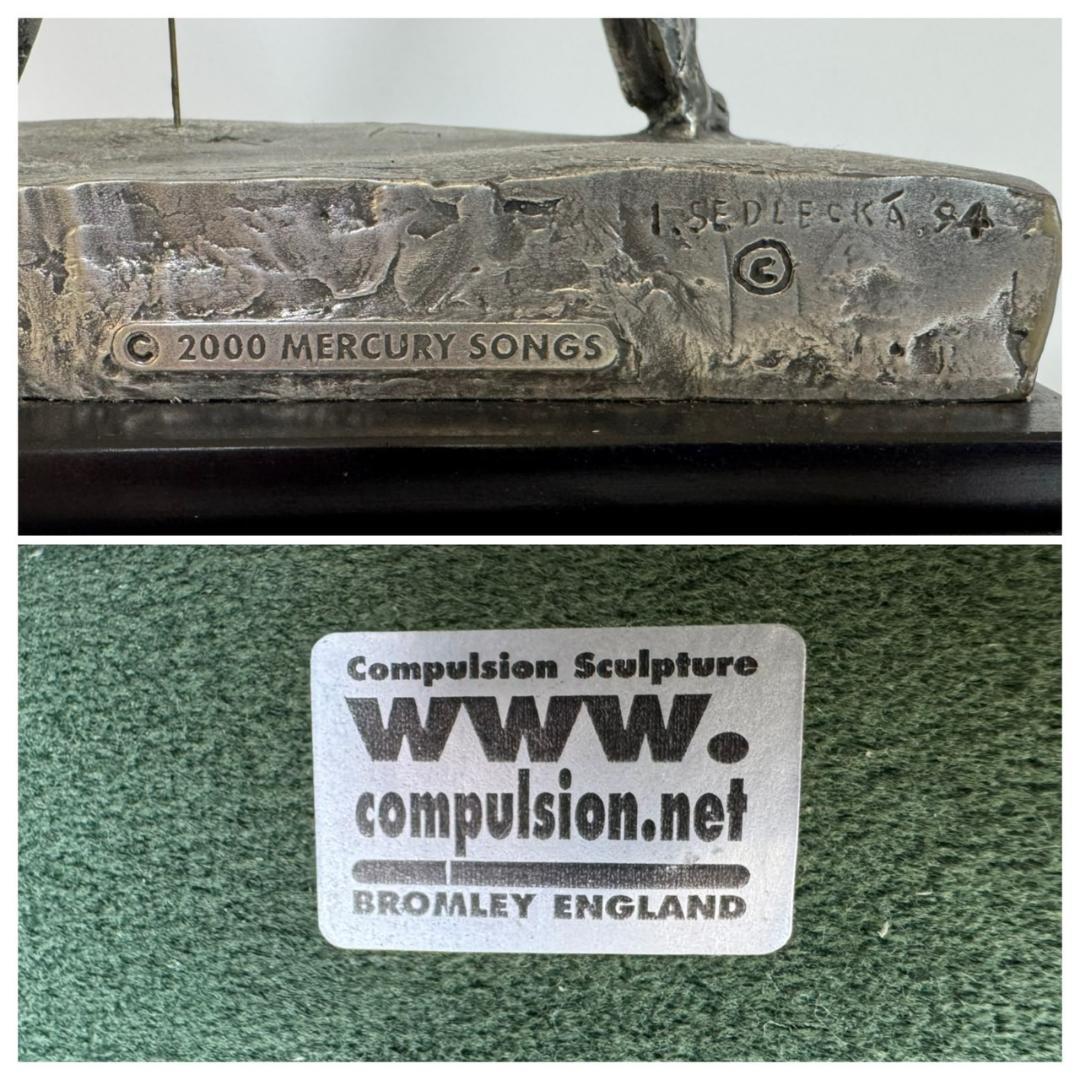 希少 フレディマーキュリー 像 オブジェ 置物 高さ45㎝ クイーン 金属製