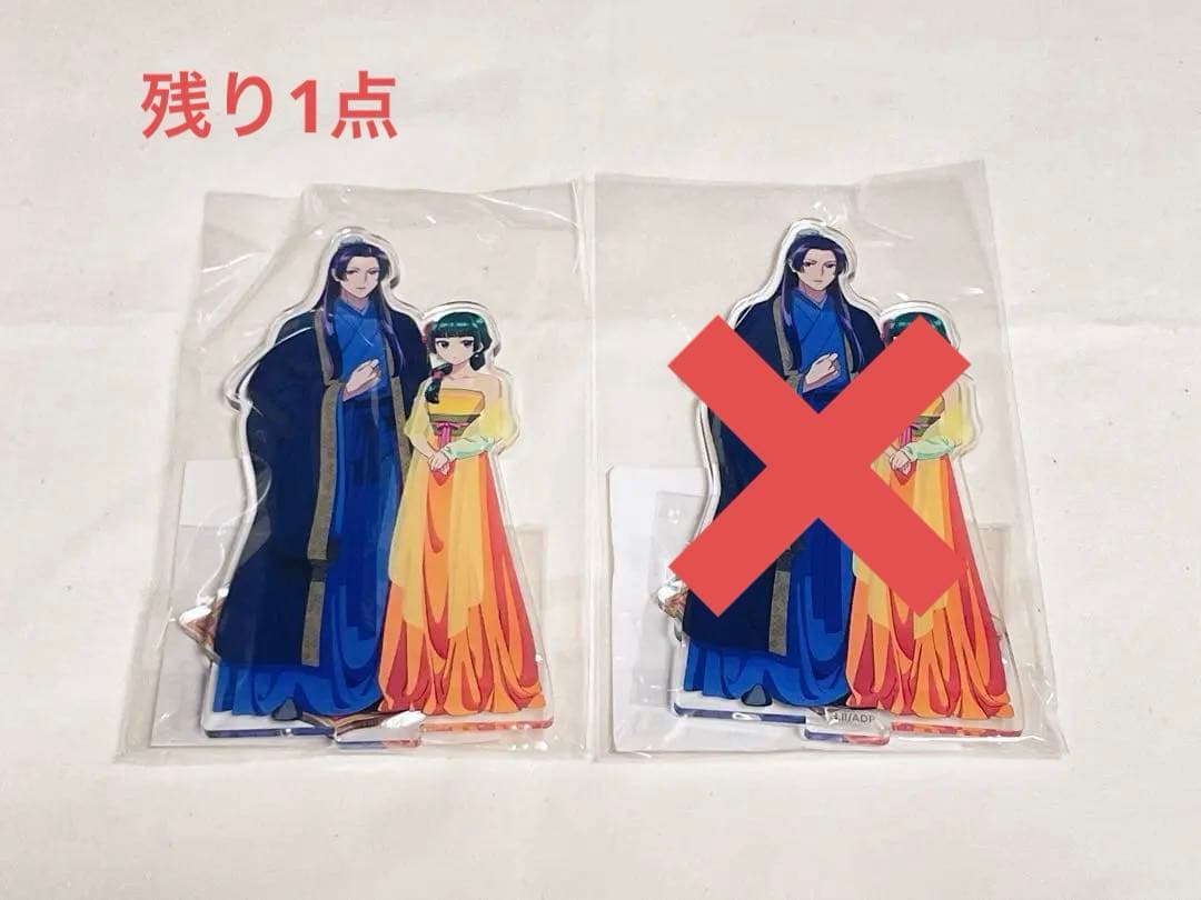 薬屋のひとりごと くじ引き堂 アクリルスタンド 猫猫 壬氏