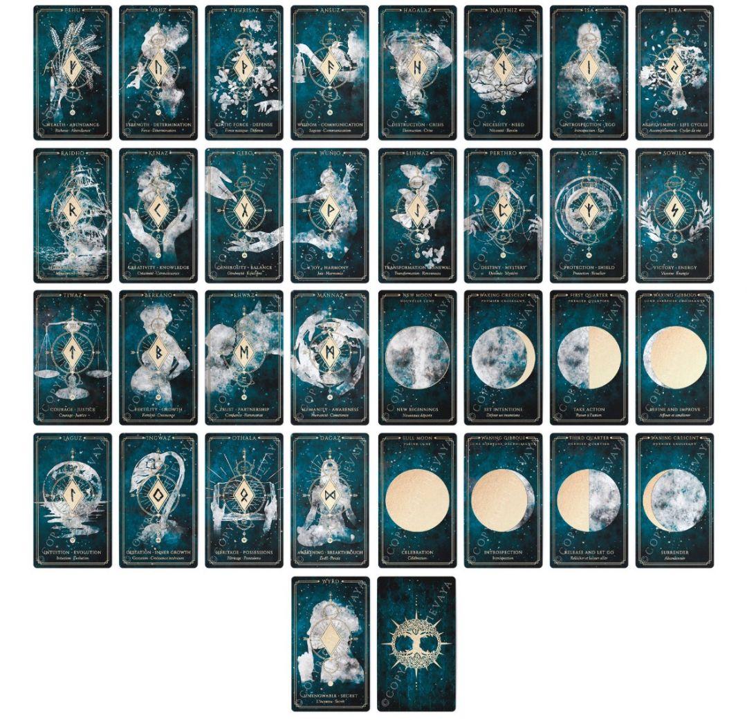 その他 The Runic Odyssey Oracle - Dark Edition