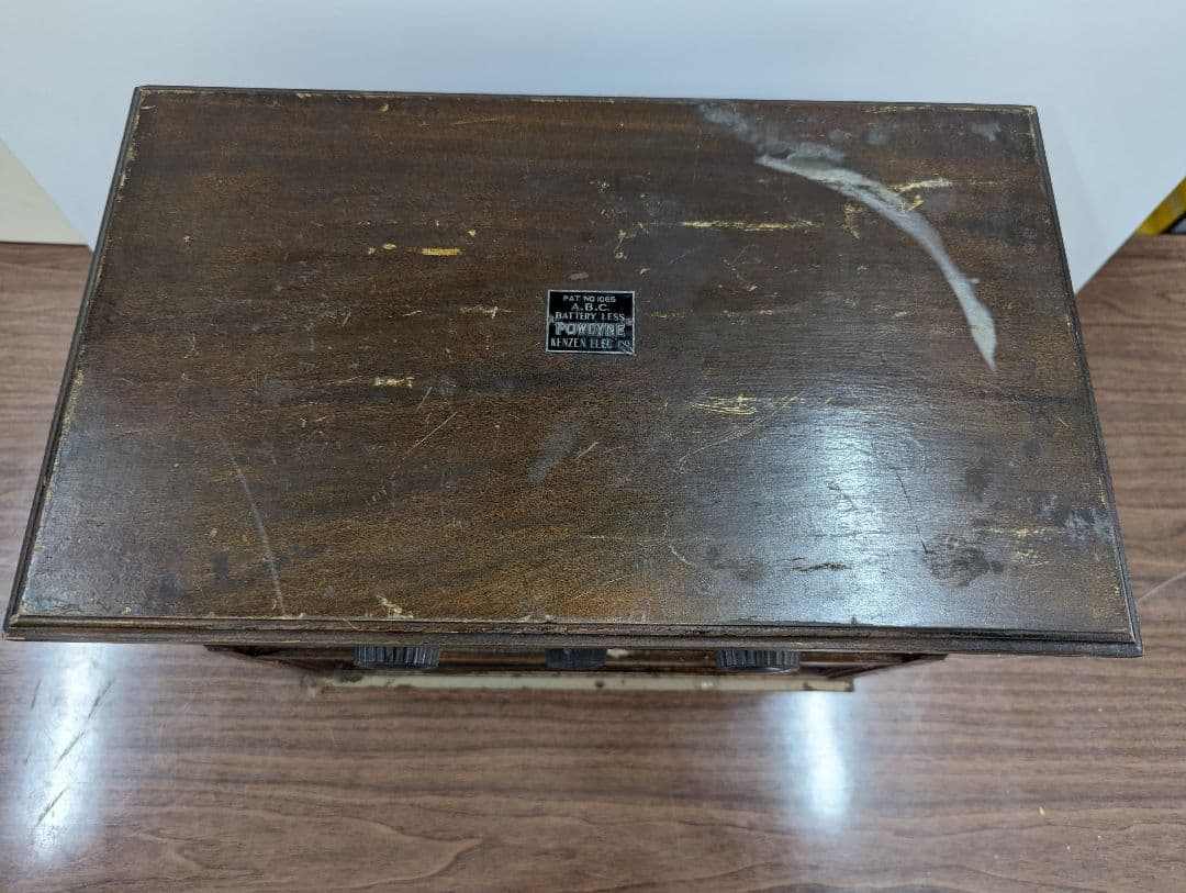 【希少】戦前　真空管　ラジオ　アンティーク　ヴィンテージ