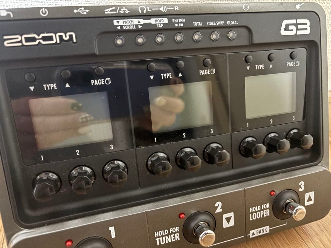 【美品】ZOOM G3 ギターエフェクター 説明書・ACアダプター付き！