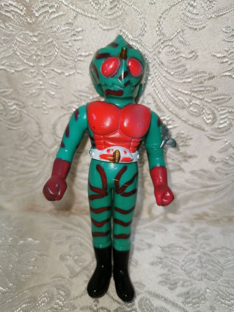 ポピー 仮面ライダー タックル　ストロンガー アマゾン　ソフビ 　3個セット