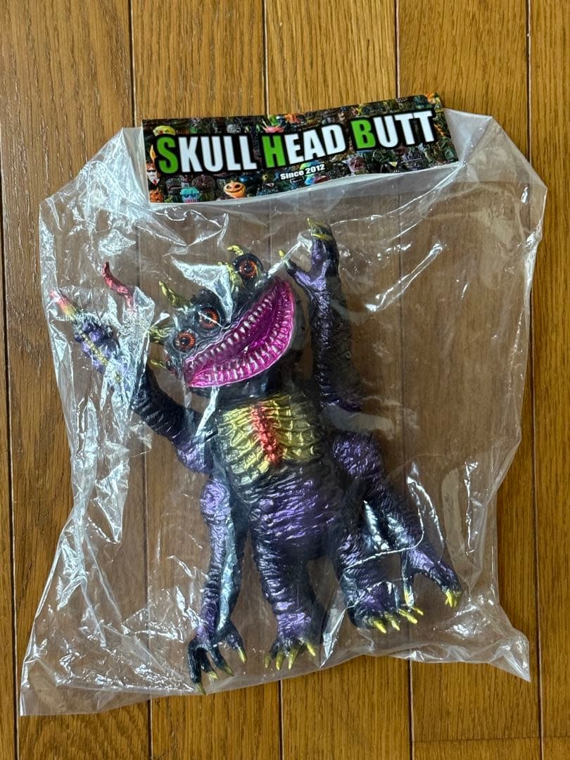 貴重 スカルヘッドバット インディーズソフビ マーミット モンスター フィギュア