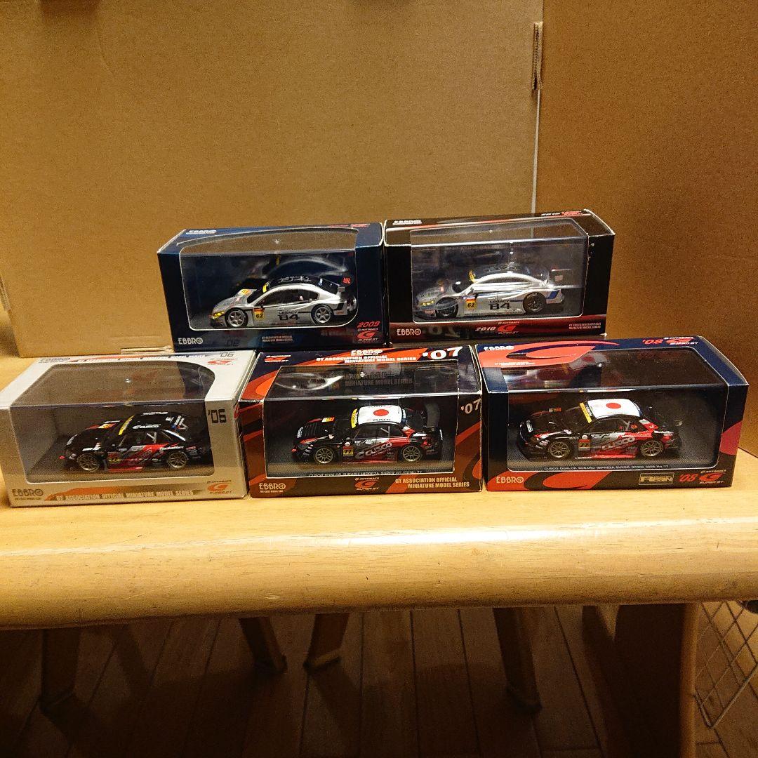 エブロ 1/43 スバル車 インプレッサ 3台/レガシィ 2台 合計5台セット