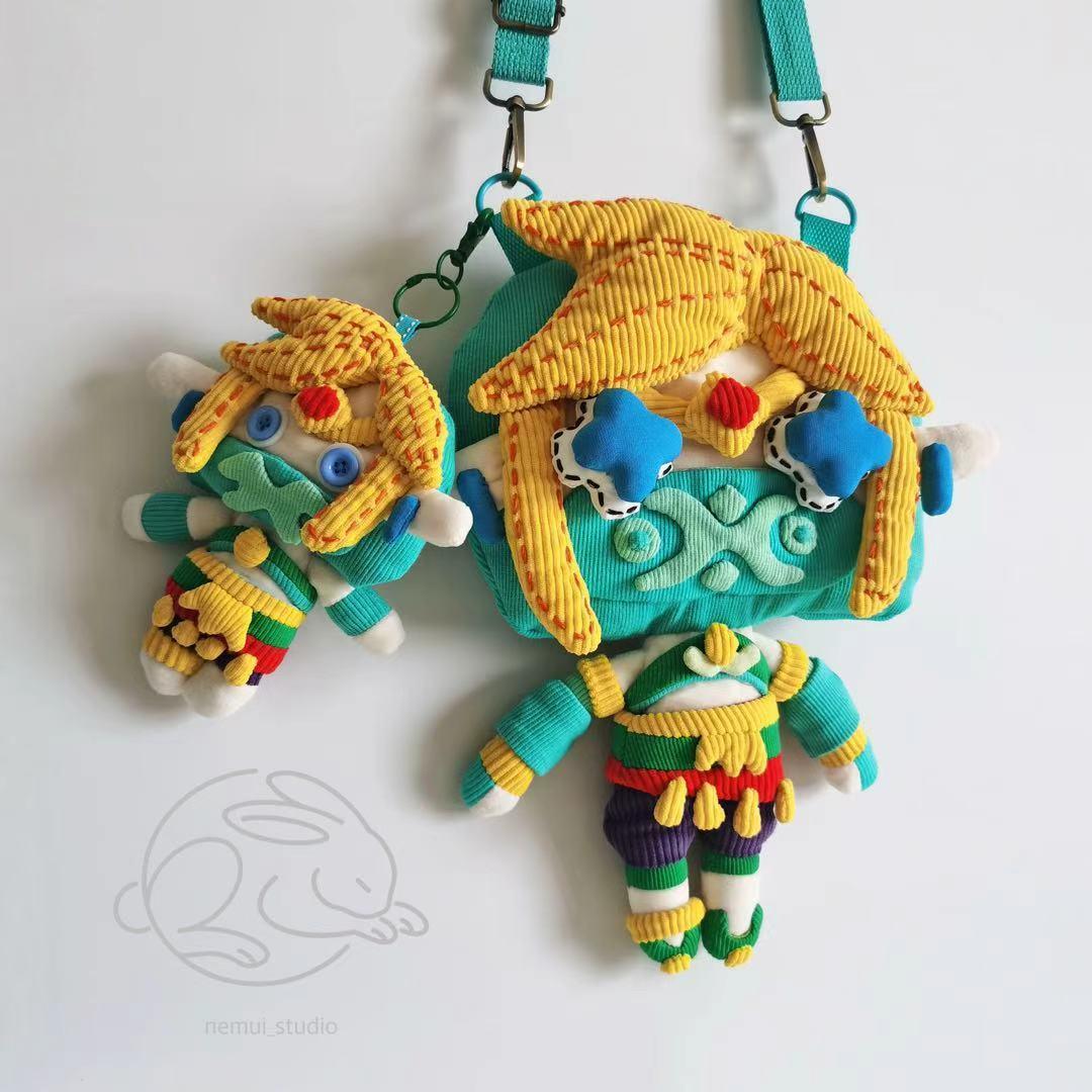 ゼルダの伝説 十字目（じゅうじめ）の手作りバッグ カスタマイズ 淑女風リンク