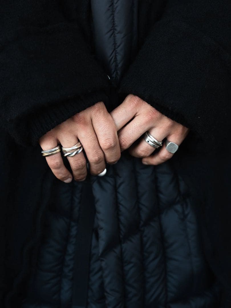 PRY Double Crafted Edge Ring 11号 シルバー925