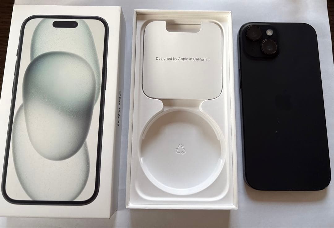 iPhone 15 ブラック 128GB 本体 バッテリー最大容量88%