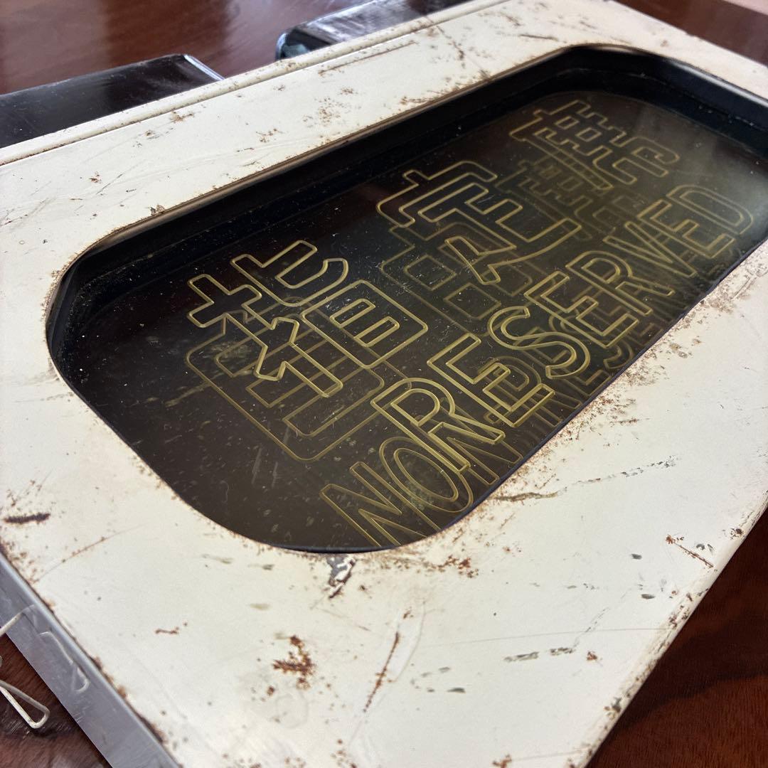 座席指定用表示器　JR 国鉄　鉄道部品　鉄道グッズ　鉄道廃品　No.1