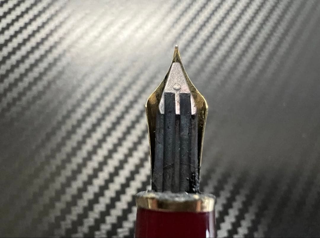 美品 モンブラン マイスターシュテュック 1442 ソリテール 万年筆 EF