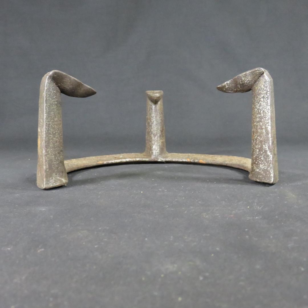 風炉 唐銅 釜師 浄鳳 面取風炉 茶道具 茶器 茶の湯 木箱 共箱