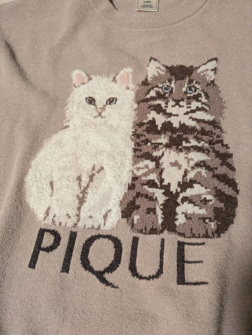 美品！完売品！gelato pique ジェラピケ ツインキャット　プルオーバー