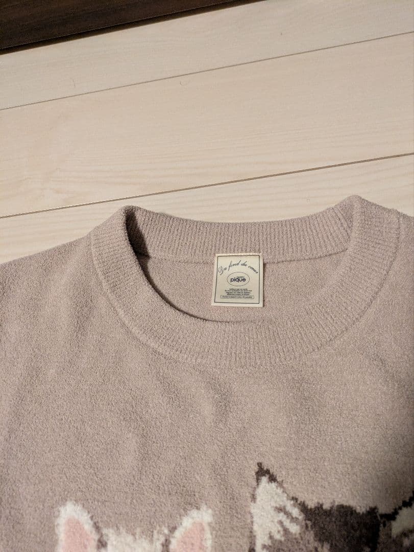 美品！完売品！gelato pique ジェラピケ ツインキャット　プルオーバー