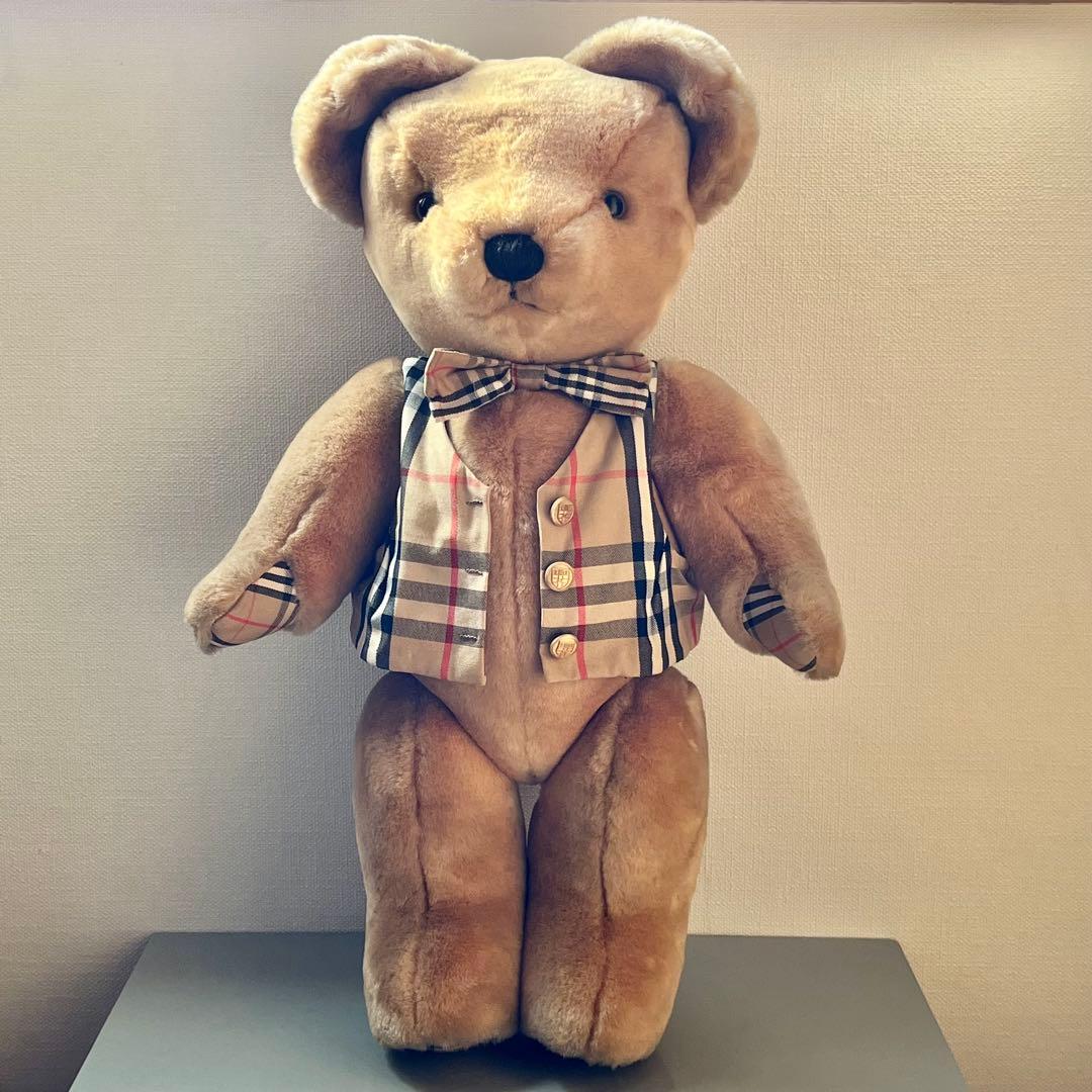 ［バーバリー］大きなテディベア（1990年代）