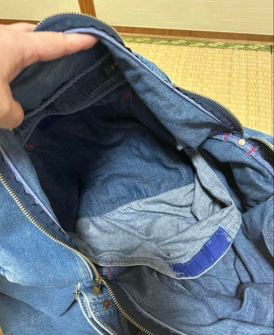 希少！初期　 ラゲッジレーベル 吉田カバン　デニムボストン