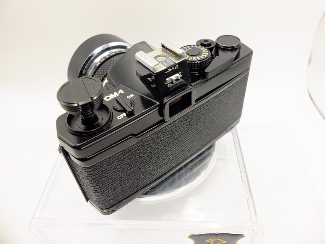 【実写確認整備品】オリンパスOM1ブラック／Gズイコー35mmf2.8フード付