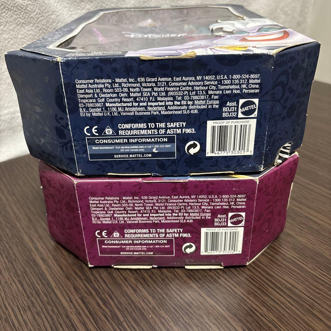 ディズニー 白雪姫◆エビルクイーン リトルマーメイド アースラフィギュア マテル