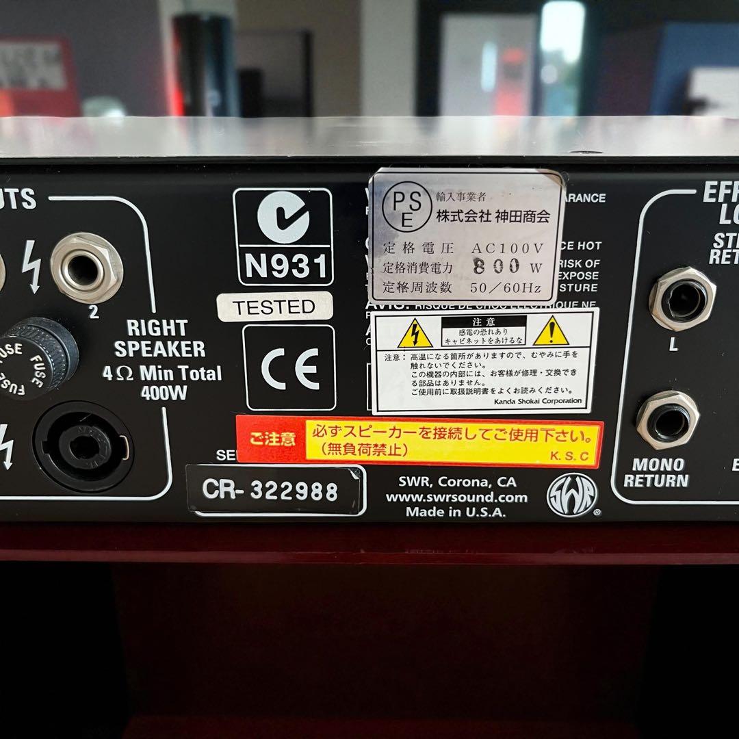 SWR SM-900 ベースアンプ アンプヘッド ヘッドアンプ bass amp