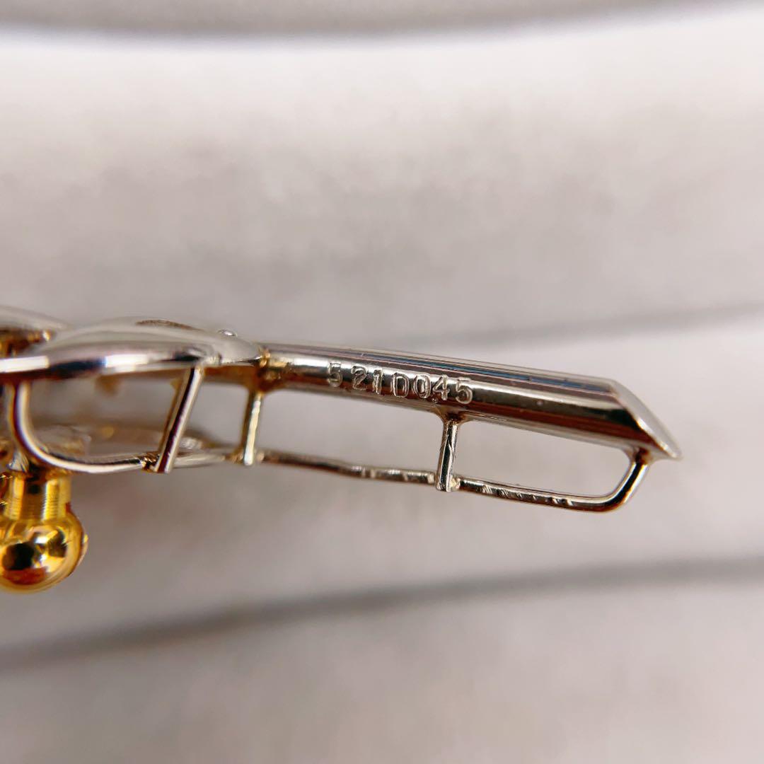 【PARLOR】K18/Pt900 ボルダーオパールデザインブローチ