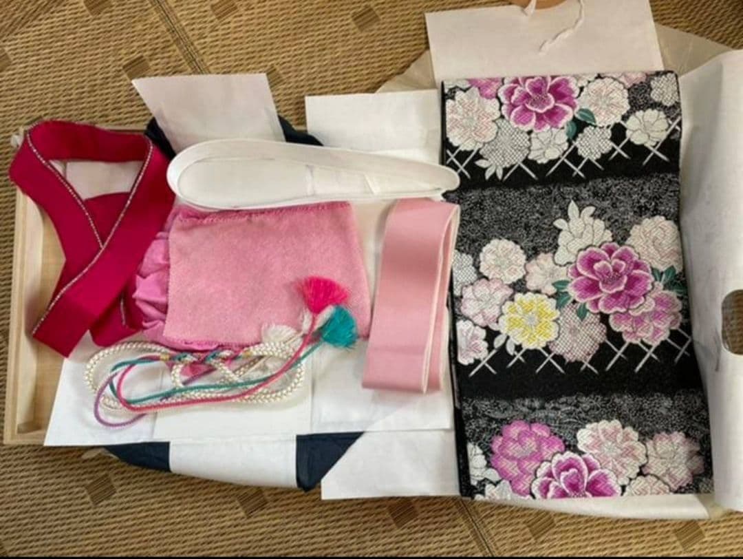 ◆中古美品◆たちばな 振袖セット◆成人式 卒業式 ★ブルー グリーン